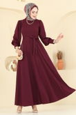 U.K.B. - Dress 23031UKB139-MS Burgundy