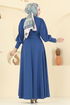الفستان ازرق 23031UKB139-MS - Thumbnail