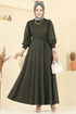 Dress 23031UKB139-MS Khaki - Thumbnail