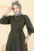 Dress 23031UKB139-MS Khaki - Thumbnail