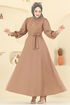 الفستان بيج 23031UKB139-MS - Thumbnail