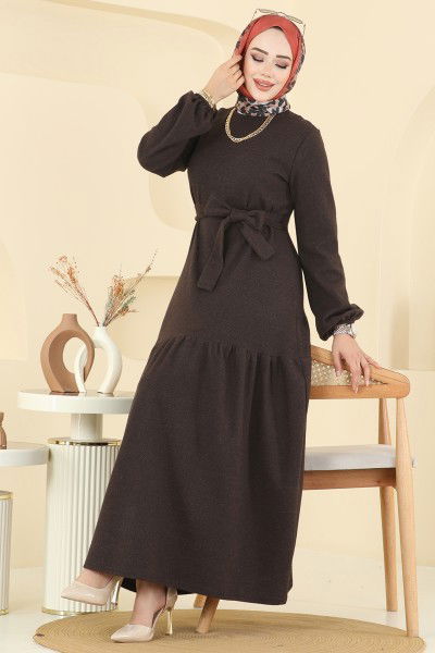 U.K.B. - Dress 24002UKB139-MS Brown