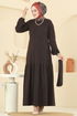 Dress 24002UKB139-MS Brown - Thumbnail