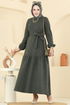 Dress 24002UKB139-MS Khaki - Thumbnail