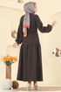 الفستان بني 24004UKB139-MS - Thumbnail