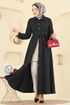 الفستان أسود 24082UKBK1160-MS - Thumbnail