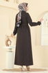 Dress 24082UKBK1160-MS Brown - Thumbnail