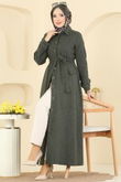 U.K.B.K. - الفستان اخضر عفني 24082UKBK1160-MS