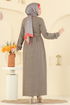 الفستان بيج 24082UKBK1160-MS - Thumbnail
