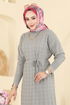 الفستان رمادي 241420TPK1167-MS - Thumbnail