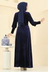 Dress 2414MEY846-MS Navy Blue - Thumbnail