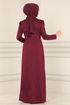 Dress 2459ASMK1074-MS Burgundy - Thumbnail