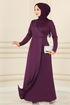 Dress 2459ASMK1074-MS Damson - Thumbnail