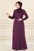 Dress 2459ASMK1074-MS Damson - Thumbnail