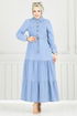 Dress 25019MTS1094-MS Light Denim - Thumbnail