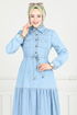 Dress 25019MTS1095-M Light Denim - Thumbnail