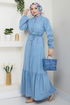 Dress 25022MTS1094-MS Light Denim - Thumbnail