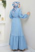 Dress 25022MTS1094-MS Light Denim - Thumbnail