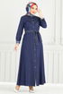 Dress 25023MTS1094-MS Dark Denim - Thumbnail
