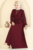 U.K.B. - Dress 25029UKB139-MS Burgundy