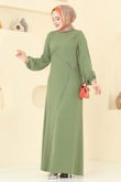 S.L. - Dress 2651SL432-MS Almond Green