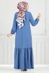Dress 2680SL890-M Indigo - Thumbnail