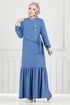 Dress 2680SL890-M Indigo - Thumbnail
