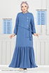 Dress 2680SL890-M Indigo - Thumbnail