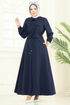 Dress 2713SL432-MS Navy Blue - Thumbnail