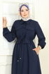Dress 2713SL432-MS Navy Blue - Thumbnail