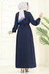 Dress 2713SL432-MS Navy Blue - Thumbnail