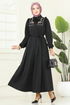 الفستان أسود 2725SL432-MS - Thumbnail