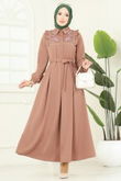 S.L. - Dress 2725SL432-MS Latte