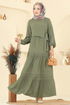 Dress 2733SL432-MS Almond Green - Thumbnail