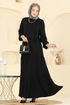 الفستان أسود 2733SL432-MS - Thumbnail
