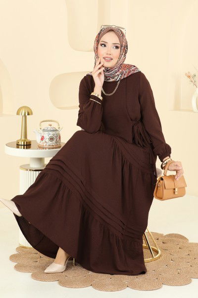 S.L. - Dress 2733SL432-MS Brown