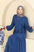 الفستان أزرق غامق 2733SL432-MS - Thumbnail