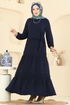 Dress 2733SL432-MS Navy Blue - Thumbnail