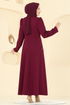 Dress 2741SL432-MS Burgundy - Thumbnail