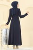 Dress 2741SL432-MS Navy Blue - Thumbnail