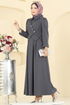 الفستان رمادي غامق 2743SL432-MS - Thumbnail