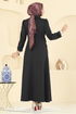 الفستان أسود 2743SL432-MS - Thumbnail