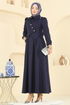 Dress 2743SL432-MS Navy Blue - Thumbnail