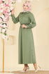 Dress 2744SL432-MS Almond Green - Thumbnail