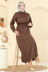 Dress 2744SL432-MS Brown - Thumbnail