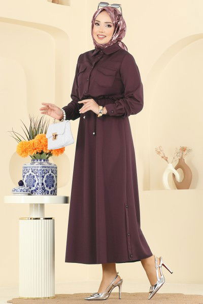 S.L. - Dress 2744SL432-MS Burgundy