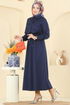 Dress 2744SL432-MS Navy Blue - Thumbnail