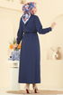 Dress 2744SL432-MS Navy Blue - Thumbnail