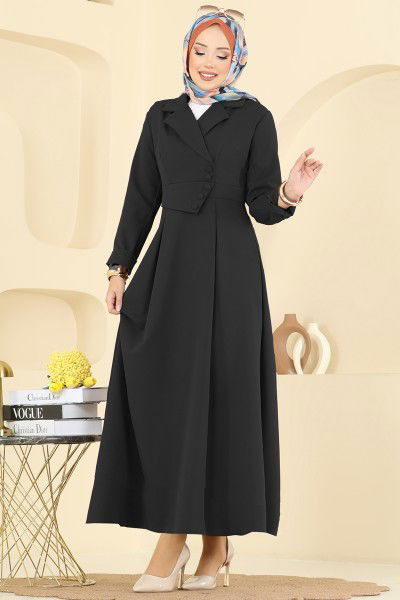 S.L. - الفستان أسود 2746SL432-MS