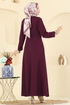 Dress 2746SL432-MS Burgundy - Thumbnail